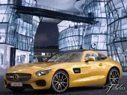 Mercedes AMG GT std mat 3D model