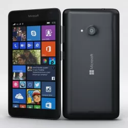 Microsoft Lumia 535 and Dual SIM Black Low-poly  3D model