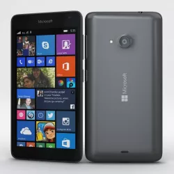 Microsoft Lumia 535 and Dual SIM Gray Low-poly  3D model