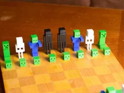 Minecraft Chess Set