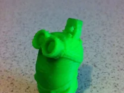 minion lowpoly keychain