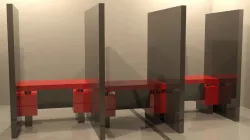 Modern Cubicles Low-poly  3D model