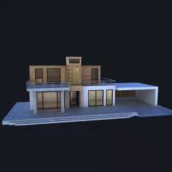 Modern house 3D model