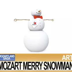 Mozart Merry Snowman 3D model