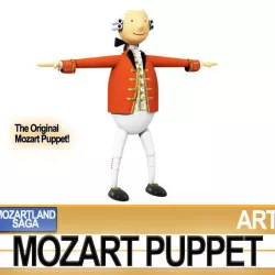 Mozart Puppet 3D model