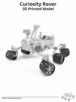 NASA'S CURIOSITY ROVER 3D PRINTABLE MODEL