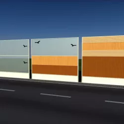 Noise barrier big 3D model