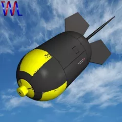 Nuke Bomb Low-poly  3D model