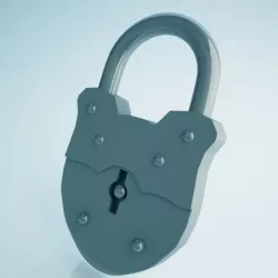 Old Lock 3D model