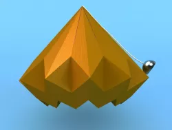 origami light 3D model
