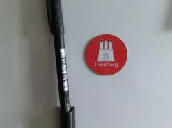 Parametric magnetic fridge pen holder