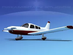 Piper PA-28-235 Cherokee  V01 3D model