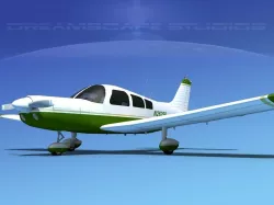 Piper PA-28-235 Cherokee  V05 3D model
