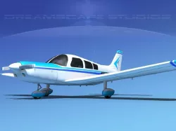 Piper PA-28-235 Cherokee  V11 3D model