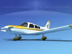 Piper PA-28-235 Cherokee  V13 3D model