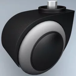Plastic caster wheel 3D model