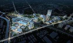 Railway terminal 3D model