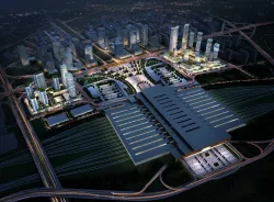 Railway terminal 3D model