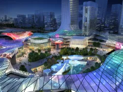 Railway terminal 3D model