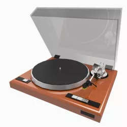 Record Player Low-poly  3D model