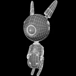 robo rabbit 3D model