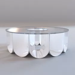 Roche Bobois - Iride coffee table Low-poly  3D model
