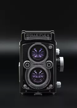 Rolleiflex camera retro 3D model