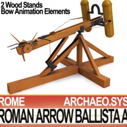 Roman Arrow Ballista Model A 3D model