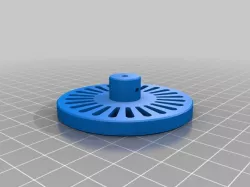 Rotational encoder wheel for robot