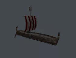 Sailing boat Low-poly  3D model