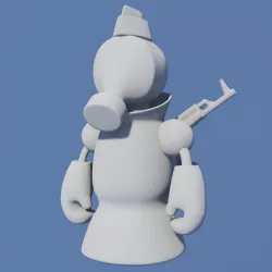 Soviet Vinyl Toy 3D model
