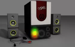 Speaker Low-poly  3D model