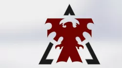 Starcraft 2 Terran 3D Logo