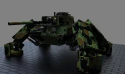Steampunk Tank 3D model