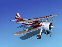 Stearman PT-17 Kaydet Sport V14 3D model