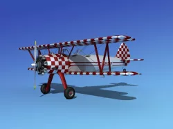 Stearman PT-17 Kaydet V19 3D model