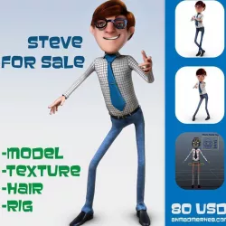 Steve  3D model