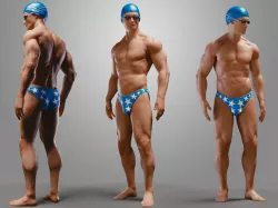 SwimmingpoolBoyB002 3D model