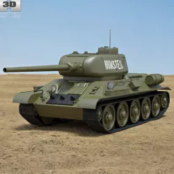 T-34-85 3D model