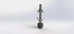 Toggle clamp support
