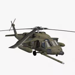 UH-60 Blackhawk US Army 3D model