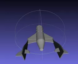 Virgin Galactic Space ship two 3D model