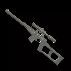 VSS with PSO-1 and bullets 3D model