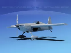 Zivko Edge 540 Bare Metal 3D model