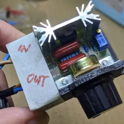 AC dimmer bracket