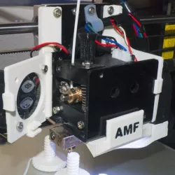 Anet A8 Extruder + Hotend free access MOD +LED Holder+ right hand fan holder