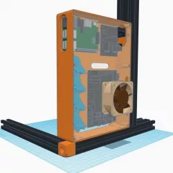 Anet A8 Plus Electronics Enclosure - SKR v1.3, Raspberry Pi, Mosfet, 4x Buck Converters