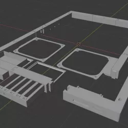 Anycubic Mega Liftup Frame (big fans, front SD, drawers)