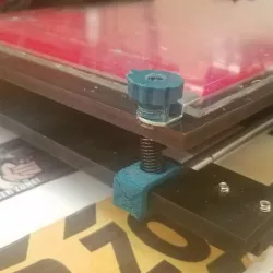 Basic Bed Leveling knobs