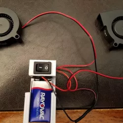 Battery/Switch Clip